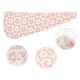 thumbnail image 3 of Toalla de cabello de flores a cuadros suaves para mujeres 1 Pc para baño, vacaciones y viajes de color coral rosa, 3 of 3