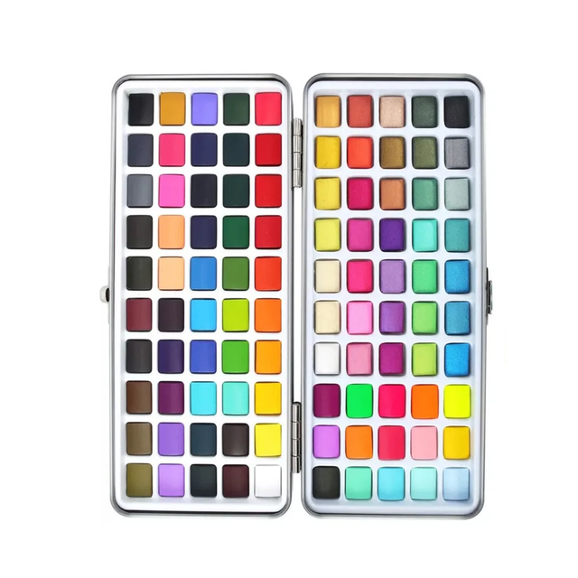 Acuarelas Kit De Dibujo Profesional 108 Set De Arte Con Caja Belug Multicolor