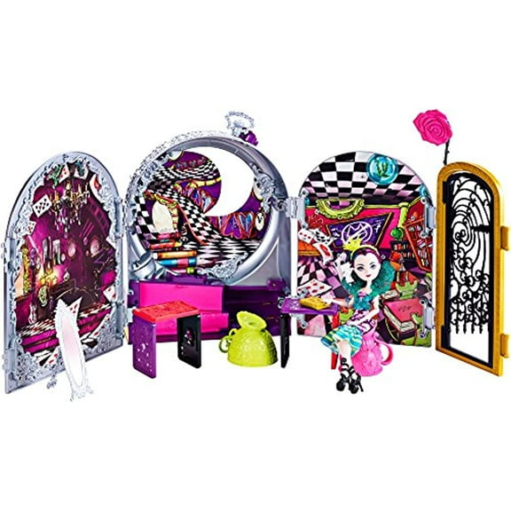 Way Too Wonderland Raven Queen Playset Doll Room Ever After High