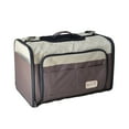 thumbnail image 5 of Armarkat Pet Carrier Beige Chocolate PC102R Expandable Canopy Travel Bag 22lb, 5 of 5