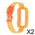 thumbnail image 1 of 2xAccesorios De Pulsera De Repuesto De Correa De Silicona Para Honor Band 6 Naranja, 1 of 8