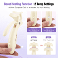 thumbnail image 2 of Eyelash Curler, Portable Rechargeable Heated Lash Curler with Boost Heating, 2-Level Adjustable Temp & 10S Heat 3S Style 24H, 2 of 9