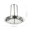 thumbnail image 3 of CIMAXIC barbecue rack 1pc Outdoor Camping Chicken Roasting Pan Creative Non-stick Chicken Grill Rack,6.89"X7.48"X7.48", 3 of 5