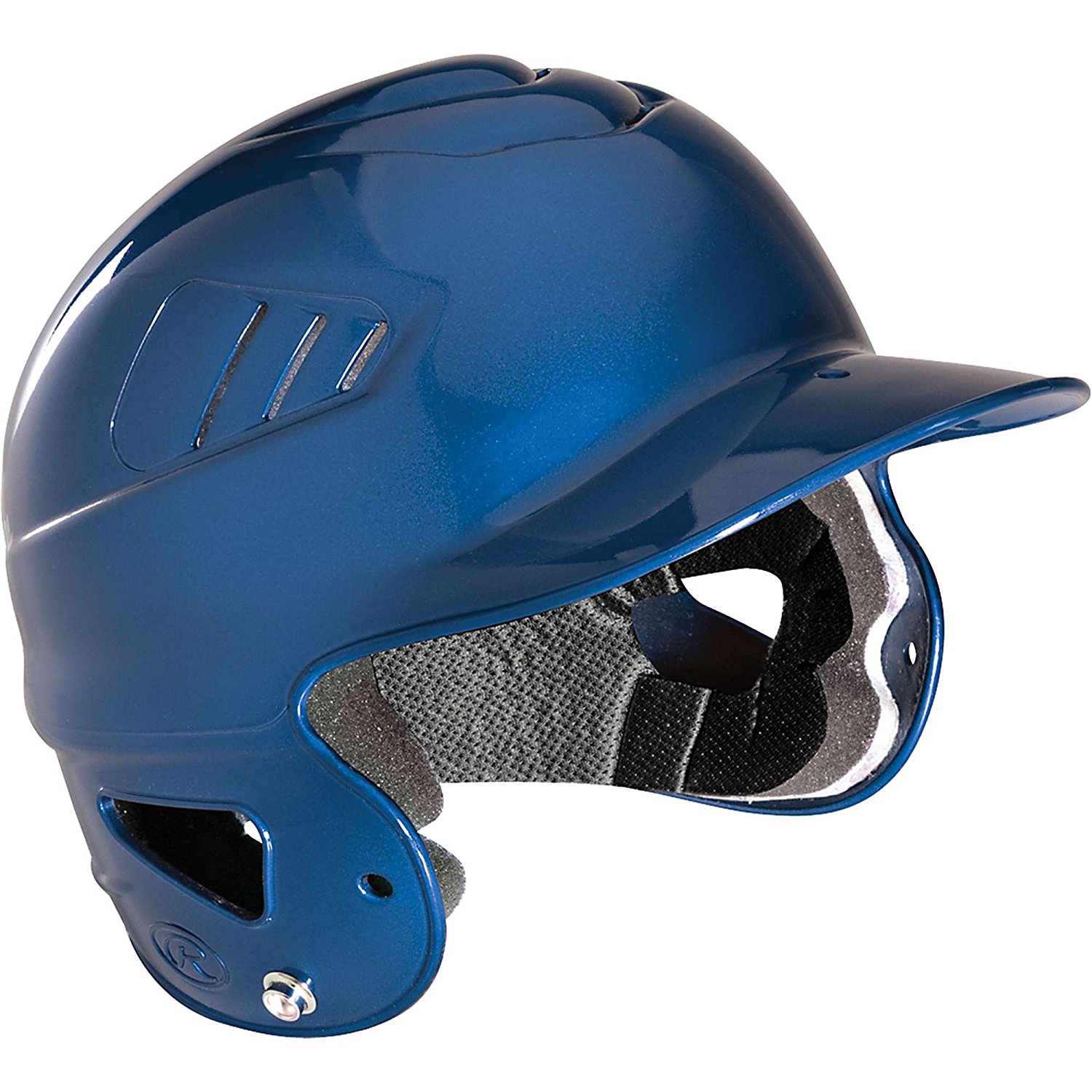 Coolflo Metallic Batting Helmet (Royal), NOCSAE Approved By Rawlings