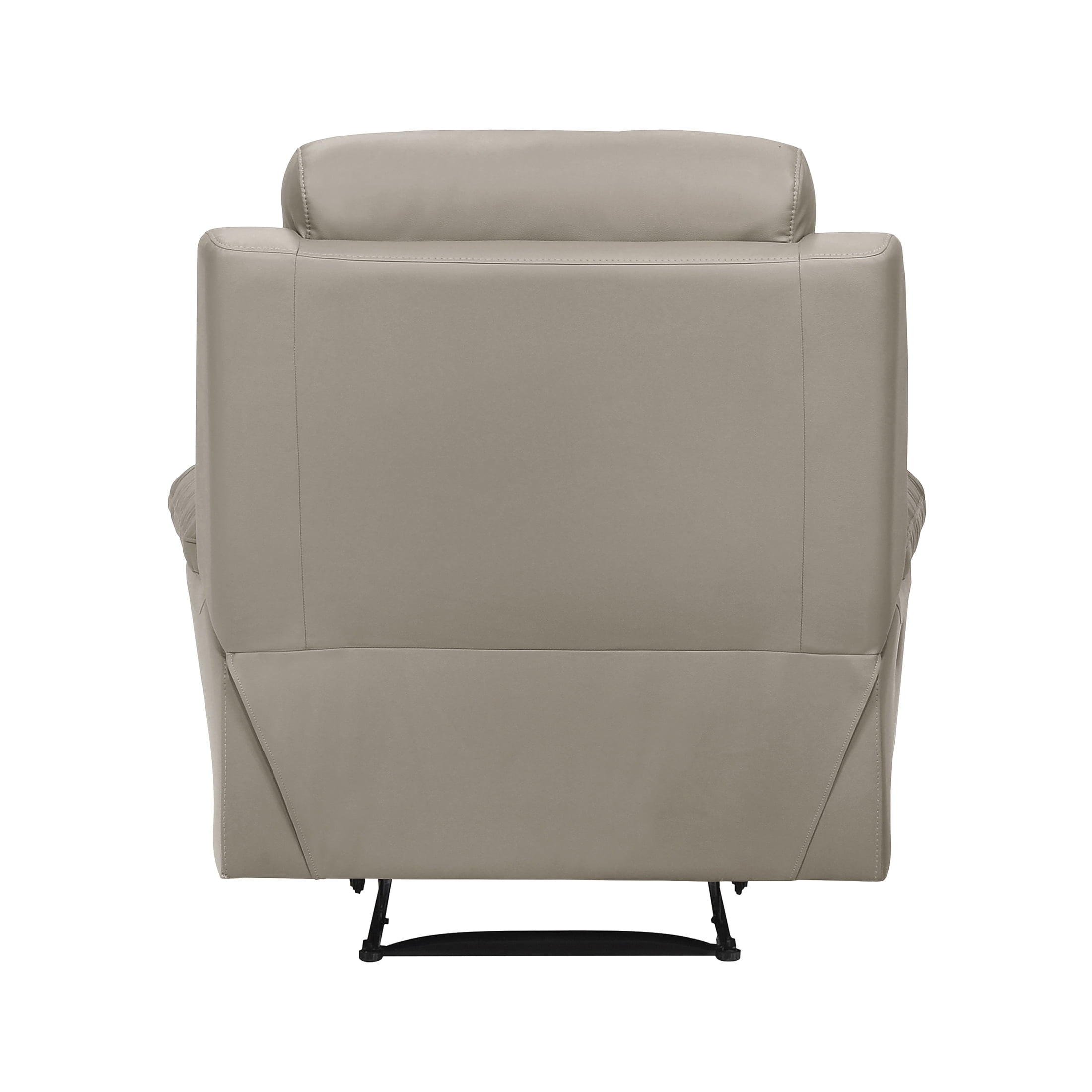OakvillePark Blossomreach Leather Match Manual Recliner, Latte