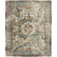 thumbnail image 4 of Safavieh  Aria Christena Vintage Boho Oriental Rug Blue/Multi 9' x 12' 9' x 12' Indoor Living Room, Bedroom, Dining Room Rectangle, 4 of 5