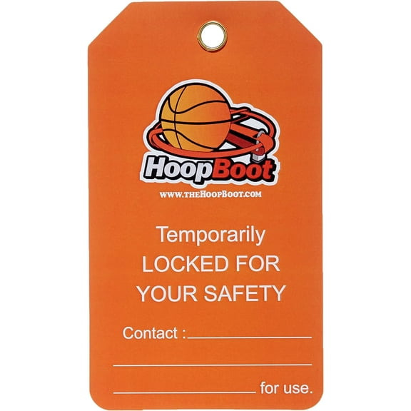HoopBoot HoopTag Basketball Goal, Hoop, Rim, Tag - Weather-Resistant, 1 Piece