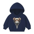 thumbnail image 1 of Sudadera con capucha para bebé, niño y niña, sudadera informal con estampado para bebé, regalo para niña, blusa, 1 of 5