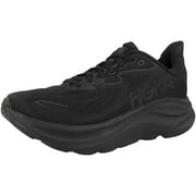 Hoka Womens Clifton 10 Sneaker, Black/Black, 7.5