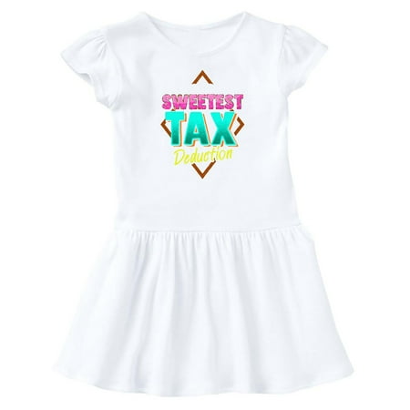 

Inktastic Tax Deduction Funny Baby Clothes Gift Baby Girl Dress