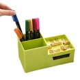 thumbnail image 1 of Organizador de Escritorio Deli Rio Verde con Cajón para Plumas Plumones, 1 of 4