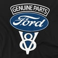 thumbnail image 2 of Ford T-Shirt V8 Genuine Parts Unisex Graphic Tee For Men & Women, 2 of 7