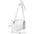 thumbnail image 7 of Kukuzhu Clear Bag Stadium Approved Clear Purse Concert Stadium Clear Crossbody Bag PVC Clear Shoulder Bag Clutch, 7 of 7