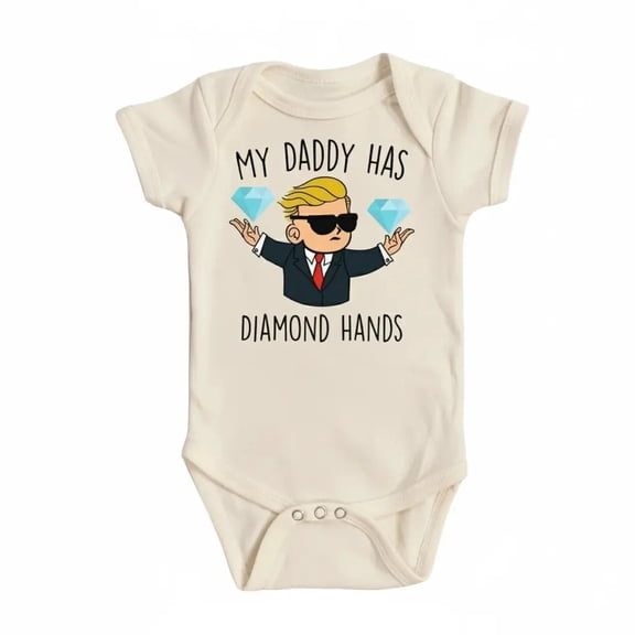 Wallstreet Bets Newborn Baby Bodysuit