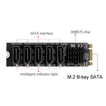thumbnail image 5 of 3X M.2 NGFF B-Key SATA Change 5 Port Expansion Card 6Gbps Expansion Card JM575 Chipset, 5 of 5