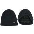 thumbnail image 4 of Tittly Winter Hats Beanie Womens And Mens Pullover Caps Ladies Knitted Hats Open Cotton Pile Caps Ear Guards Warm Caps Mens Skull Caps Hats for Women Black One Size, 4 of 4
