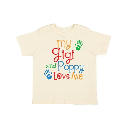 

Inktastic My Gigi and Poppy Love Me Gift Toddler Boy or Toddler Girl T-Shirt
