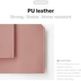thumbnail image 3 of Square PU leather box for napkins Simple box for napkins, pink, 3 of 5