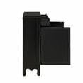 thumbnail image 4 of Cillian 2-Door 2-Drawer Console Table with Shelves, Black, 4 of 8