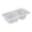 Clear, variant on Lzobxe 6 PCS Fruit Storage Containers with Lids, Steaming and Boiling Clear Overnight Oats Containers for Fridge Keep Berry Fruit Veggie Meat Fresh
