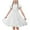 White, variant on ZACPNCV Girl's Summer Dresses Smocked Flutter Sleeve A Line Sundresses Swing Mini Casual Party Dresses Black 9-10 Years