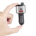 thumbnail image 2 of Bluetooth 5.0 FM Wireless Transmitter for Car Hands-Free Calls Radio Adapter Music Player/Car Kit with Bass Booste, 2 of 8