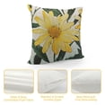 thumbnail image 4 of SHANXI  Summer Pillow Covers ,Watercolor Yellow Daisy Pillows Decorative Throw Pillows,Floral Cushion Covers Decoration for Home Farmhouse Couch Sofa 18x18in, 4 of 5