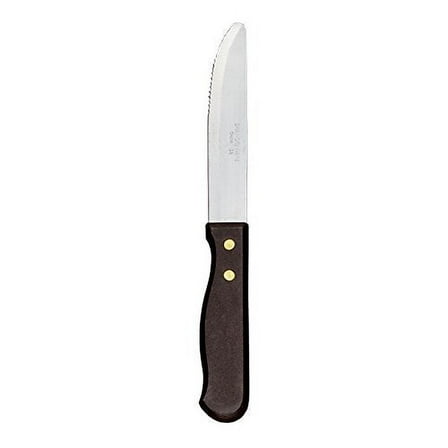 World Tableware 201 2492 Beef Baron Round Tip 10 Steak Knife - Dozen"