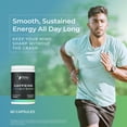 thumbnail image 3 of Raw Synergies Delayed Release Caffeine Capsules - Clean Energy, Clarity & Performance - 60 Capsules, 60 Servings, 3 of 7