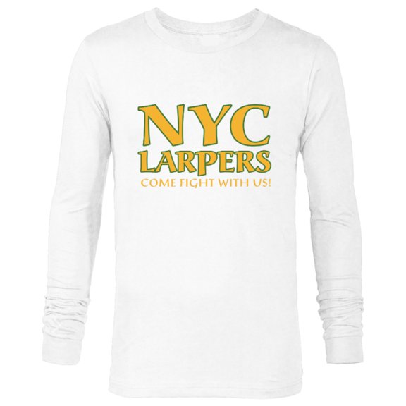 Marvel Hawkeye NYC LARPers Come Fight With Us - Long Sleeve T-Shirt for Men – Customized-White