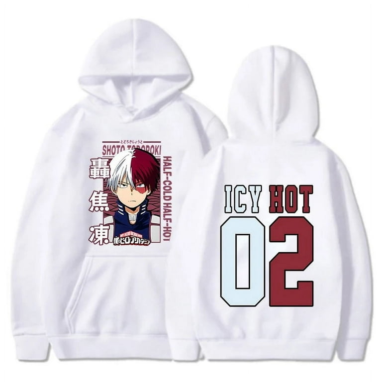 My Hero Academia Todoroki Shoto Print Hoodie Set (Khaki, L