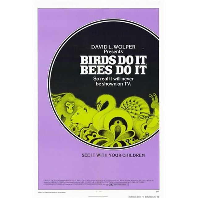 Posterazzi MOV260187 Birds Do It Bees Do It Movie Poster - 11 x 17 in.