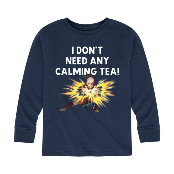 Avatar - The Last Airbender - Zuko Calming Tea - Youth Long Sleeve Graphic T-Shirt