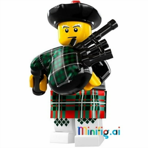 LEGO 8831 Minifigures Series 7 - Bagpiper - Rare Collection Model