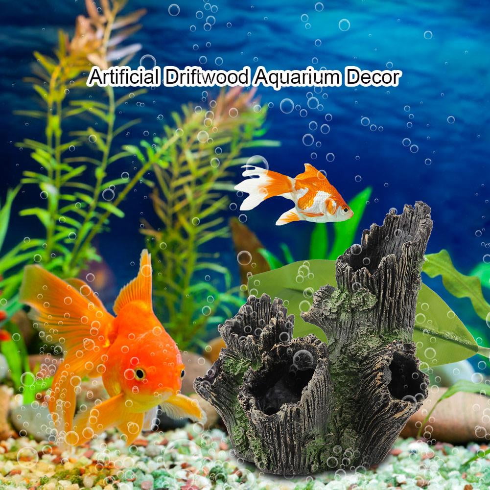 Resin Aquarium Decorative Artificial Tree Trunk For Fish Tank Ornament