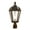Weathered Bronze, variant on Gama Sonic Outdoor Solar Post Light, Brushed Bronze Finish Aluminum, Royal Bulb, Clear Rainwater Glass, 3-inch Fitter for Lamp Posts or Pier Mount (Sold Separately) 98B112