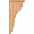 thumbnail image 3 of 5 1/2"W x 10"D x 22"H Pescadero Smooth Corbel w/Backplate, Western Red Cedar, 3 of 9
