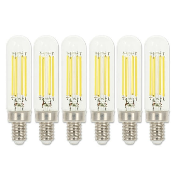 Westinghouse 5334020 Pack Of (6) 5 Watt Dimmable T6 Candelabra (E12) Led Bulbs- 600