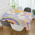 thumbnail image 2 of Yayeee Tablecloths 60" x 90" Rectangle Wrinkle Resistant Party Table Cover, Purple Clouds, 2 of 8