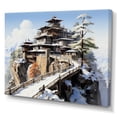 thumbnail image 2 of Designart "Tibetan Monastery Asian Painting VII" Asian Wall Art Living Room, 2 of 5