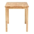 thumbnail image 4 of Baxton Studio Eveline Modern Natural Brown Finished Wood 43-Inch Dining Table, 4 of 8
