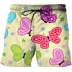 thumbnail image 1 of Pantalones cortos informales de secado rápido para hombre, Shorts con estampado clásico de mariposa de dibujos animados, tabla de playa para correr, surf con cordón Fivean unisex, 1 of 2