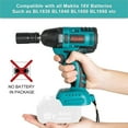 thumbnail image 4 of Cordless Impact Wrench 1/2'' Compatible with 18V Makita Battery (Brushless&No Include Battery), 4 of 7