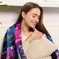 thumbnail image 5 of 55th Birthday Gifts for Women 55th Birthday Gift Ideas 55 Birthday Gifts for Her 55 Year Old Gifts for Women 55th Birthday Decorations Women 55th Bday Gifts Women Throw Blankets 60Lx50W Inch, 5 of 5