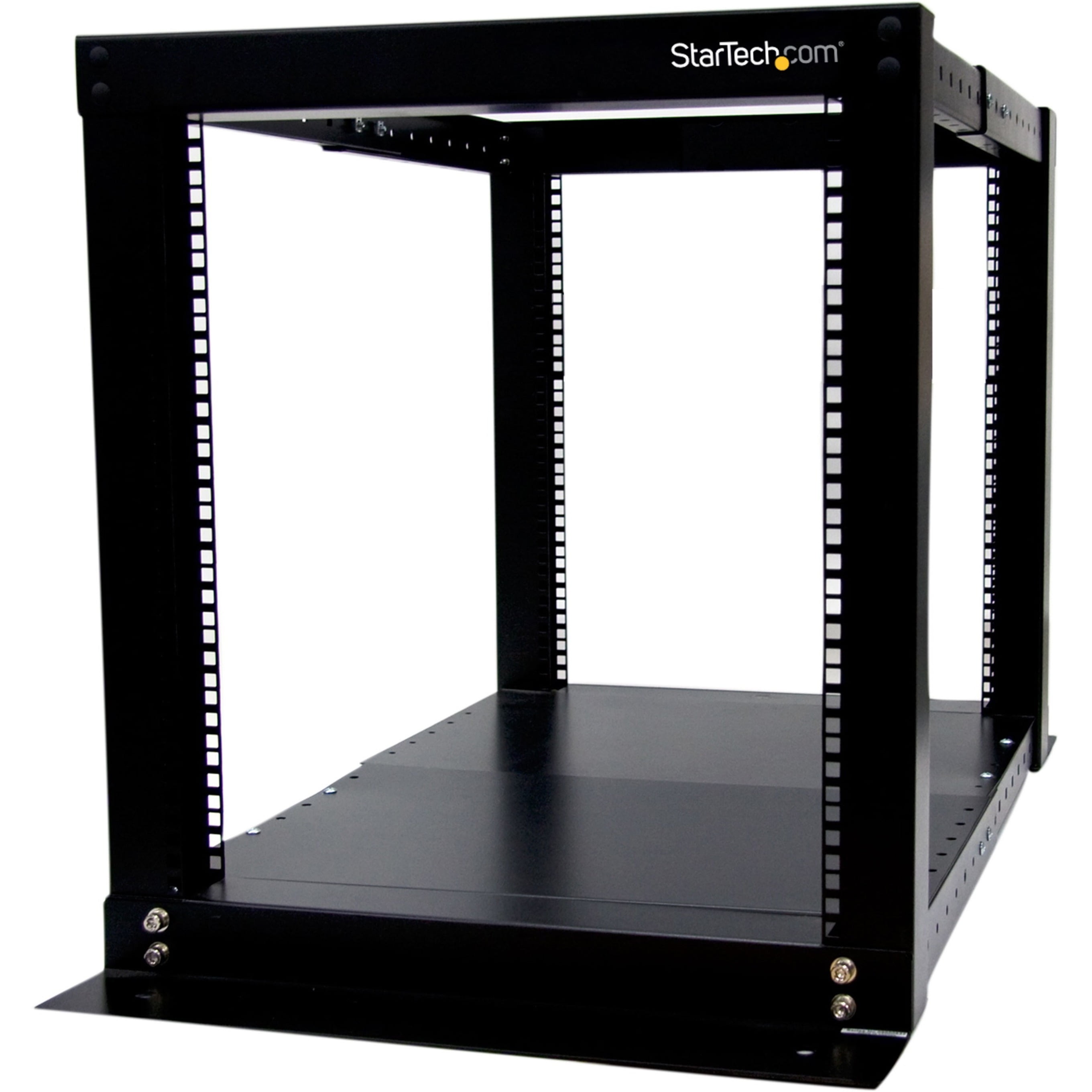 12U Adjustable 4 Post Server Equipment Open Frame Rack
