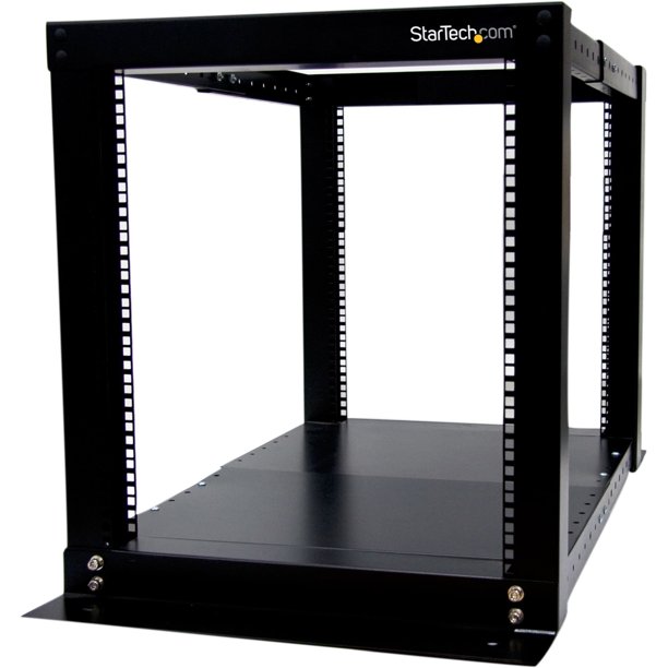 12U Adjustable 4 Post Server Equipment Open Frame Rack