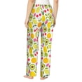 thumbnail image 3 of Daiia Avocado And Pineapple Women's Sleep Pant with Pockets and Drawstring,Pajama Pants-Small, 3 of 9