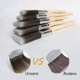 thumbnail image 4 of Precision Painting Tools, Comfort Grip Brushes Set, Home Improvement Ergonomic Wooden Handles, Suitable For All Latex and Oil Paints, 5 Pack, 4 of 5