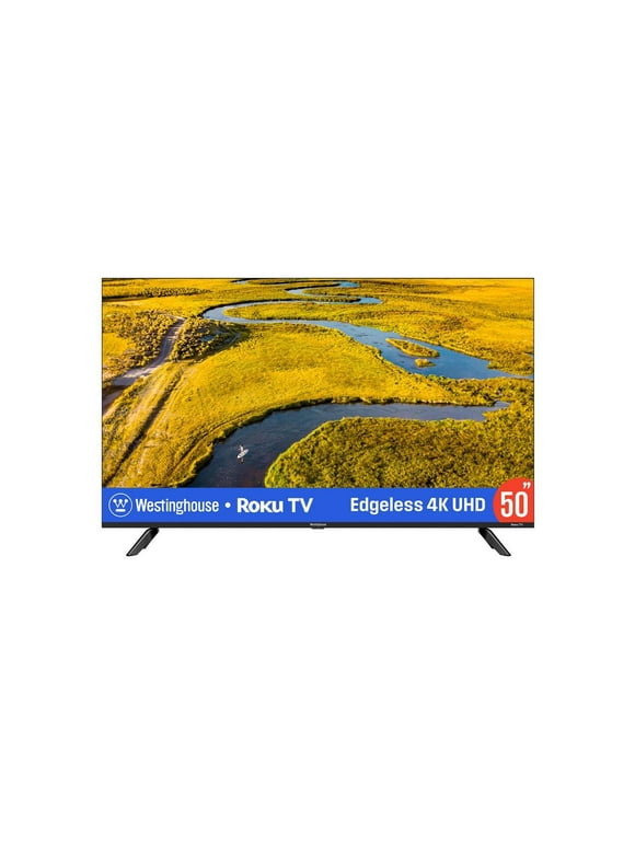 Westinghouse EX Series 50" Edgeless 4K UHD Roku TV (WR50EX4300, 2024)