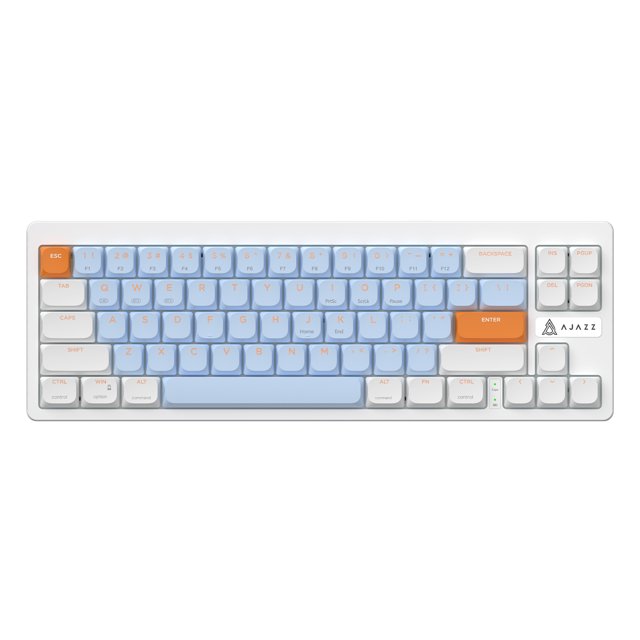 AKL680 Teclado inalámbrico Bluetooth de doble modo Mechanical Luxu Blanco Windows 10 M